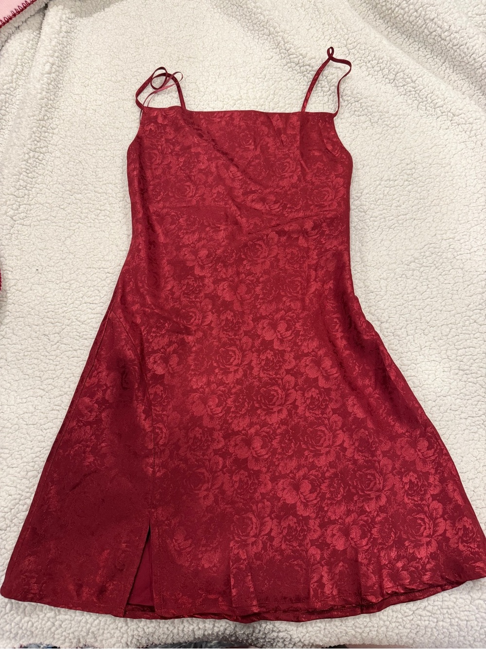 Fashion Nova Sweet Memories Slip Mini Dress XS